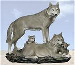 WD17456 Sacred Wolf Family